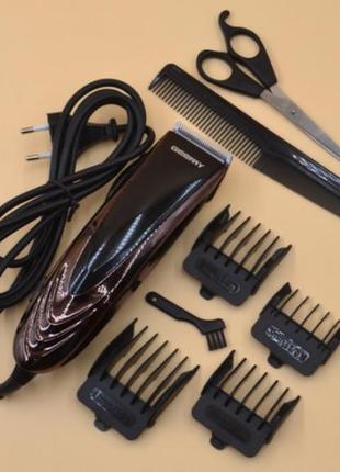 Профессиональная машинка для стрижки волос geemy (gm 813) от сети3 фото