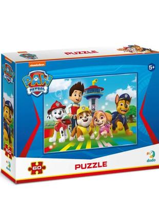 Дитячі пазли paw patrol "сміливі рятувальники" dodo 200145 60 елементів