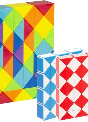 Кубик-рубик "змійка" 114400, асортимент кольорів