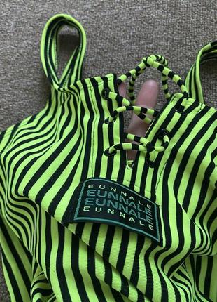 Купальник яркий шнуровка