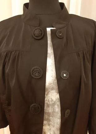 Черная куртка ветровка пиджак miss selfridge раз.38-402 фото
