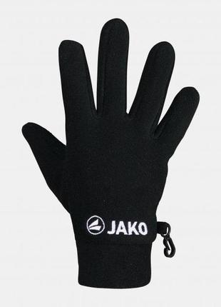 Перчатки флисовые jako черный 9 (25см) 1230-08-9