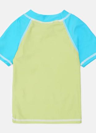 Футболка для плаванья aqua speed surf-club t-shirt 2026 383-04 116 см зеленый/голубой (5908217620262)2 фото