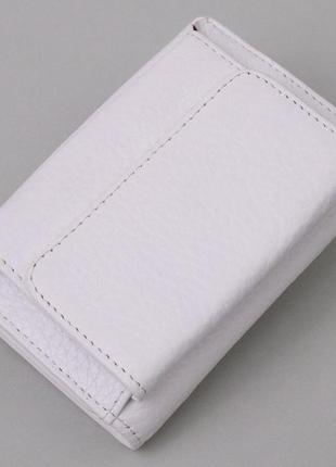 Компактное женское портмоне из натуральной кожи karya 21318 белый2 фото