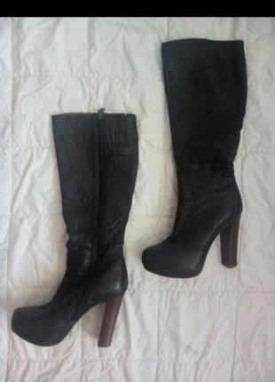 Сапоги кожа