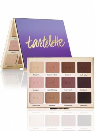 Палетка теней tarte tartelette amazonian clay matte eyeshadow palette1 фото