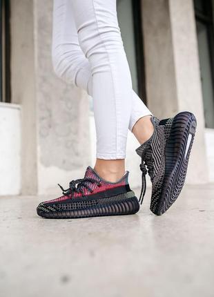 Кросівки текстильні рефлектив yeezy boost 350 v2 holiday