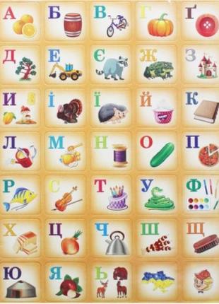 Магнитные буквы на планшете 2