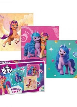 Пазл 3 в 1 «my little pony»