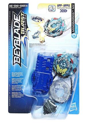 1,beyblade бейблейд c пусковым устройством миноборос minoboros m2 battling to hasbro (сша)