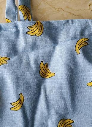 Сумка для шоппинга tote бананы3 фото