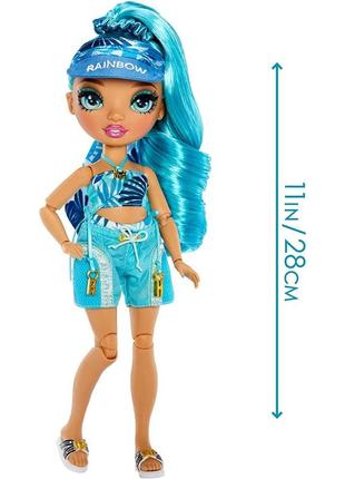 Кукла rainbow high pacific coast hali capri blue рейнбоу хай – хали капри игровой набор с аксессуарами 5