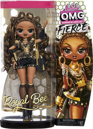 Лялька lol surprise omg fierce royal bee ігровий набір лол сюрприз омг серія fierce – королева бджілка5 фото