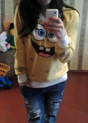 Кофта с мультяшкой))