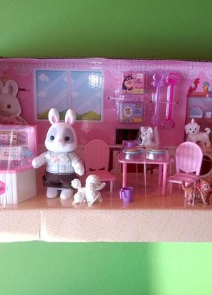 Уцінка! набір іграшкових меблів зоомагазин з фігуркою кролика2 фото
