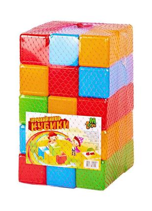 Набор цветных кубиков 45 шт. m.toys 09065