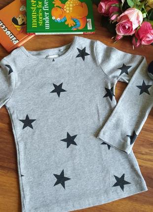 Модный трикотажный реглан next на 5 лет.