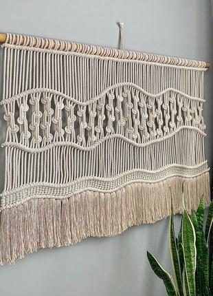Большое панно макраме