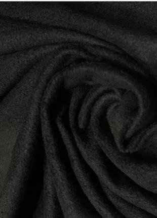 Флис чёрный  ткань  тканина флісова фліс1 фото