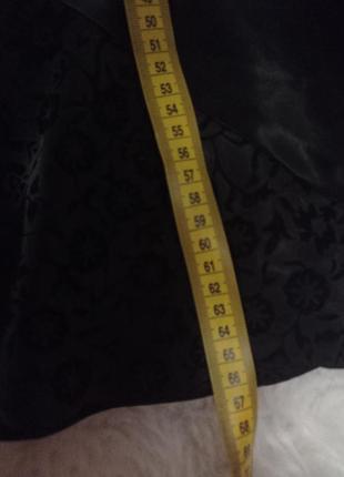Винтажная азиатская ретро саииновая атласная бархатная юбка миди винтаж раритет6 фото