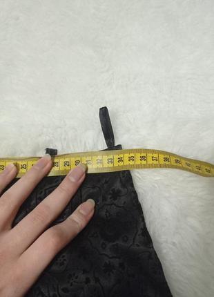 Винтажная азиатская ретро саииновая атласная бархатная юбка миди винтаж раритет5 фото