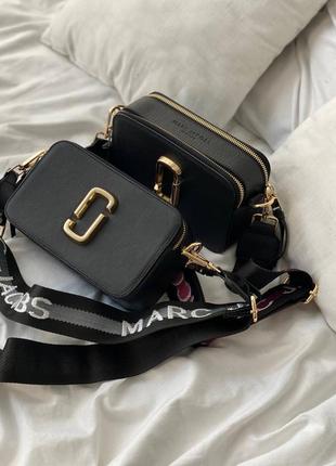 Сумка marc jacobs black/pink7 фото