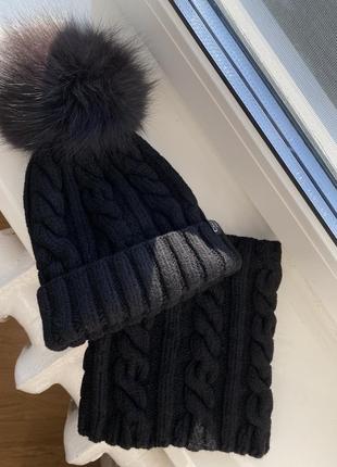 Набор шапка и снуд