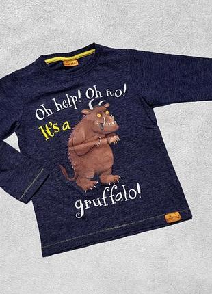 Лонгслив, реглан gruffalo на 4-5 лет