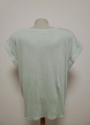 Шикарная брендовая блузка нежно-мятного цвета5 фото