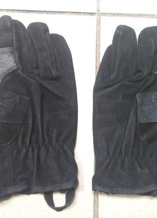 Перчатки тактические rothco кожаные полицейские swat черные (размеры: s, m, l, xl, xxl)