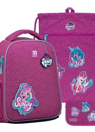 Набор рюкзак kite + пенал + сумка для обуви set_lp22-555s my little pony
