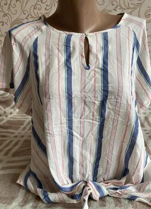 Блузка сорочка в смужку6 фото