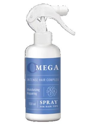 Двухфазный спрей для кончиков волос. spray for hair tips with omega