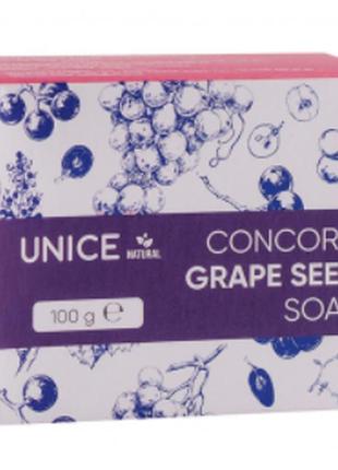 Натуральне мило unice з екстрактом виноградних кісточок, 100 г