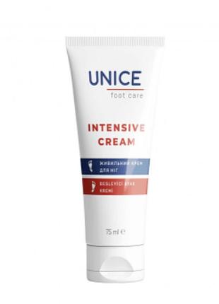 Интенсивный крем для ног unice, 75 мл