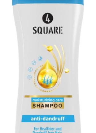 Зволожуючий шампунь для волосся "проти лупи" 4 square, 400 мл