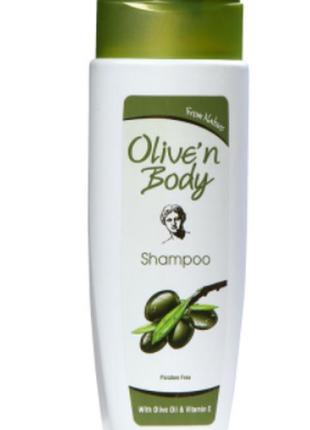 Шампунь для волосся з оливковою олією olive’n body, 400 мл1 фото