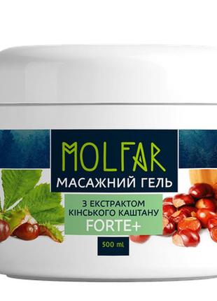 Масажний гель з екстрактом кінського каштану forte+