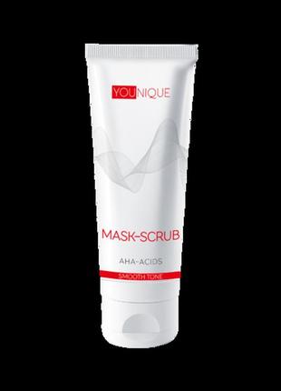 Маска-скраб з ана-кислотами. рівний тон обличчя