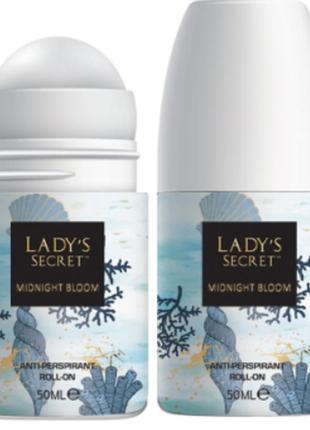 Женский роликовый дезодорант lady's secret midnight bloom, 50 мл