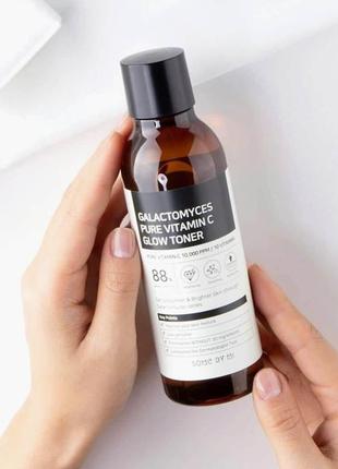 Тонер для сияния кожи some by mi galactomyces pure vitamin c glow toner с витамином с и галактомисисом 200 мл8 фото