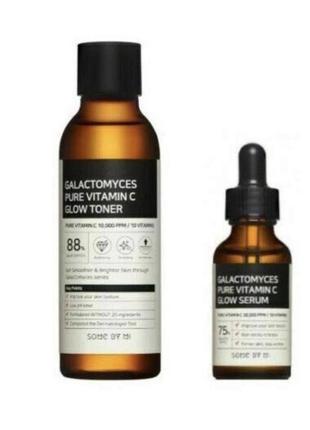 Тонер для сияния кожи some by mi galactomyces pure vitamin c glow toner с витамином с и галактомисисом 200 мл10 фото