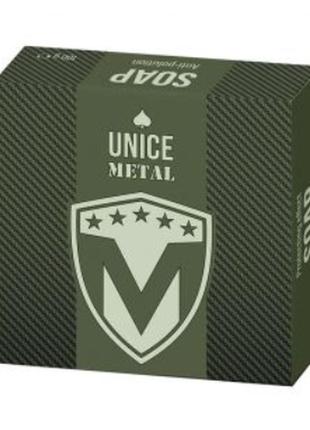 Натуральне мило unice metal для чоловіків, 100 г