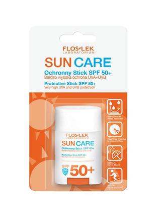 Сонцезахисний стік для обличчя та тіла floslek з spf 50+, 16 г