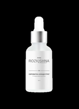 Сироватка-концентрат з гіалуроновою кислотою. антивікова формула