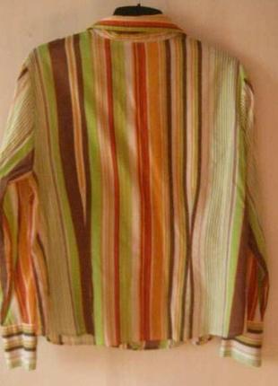 Сорочка жіноча літня, у смужку, р.42 наш р.48-502 фото