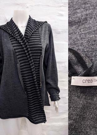 Crea concept оригинальный кардиган из мериносовой шерсти