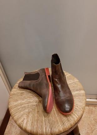 Стильні шкіра челсі напівчоботи liebeskind