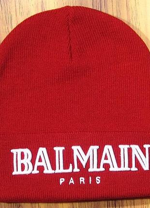 Новая шапка balmain paris fr020 мужская чоловіча прекрасный подарок1 фото