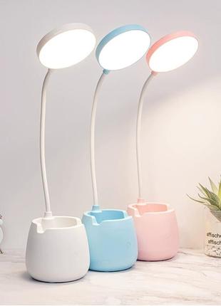 Настільна led лампа на акумуляттрі селфі для блогерів